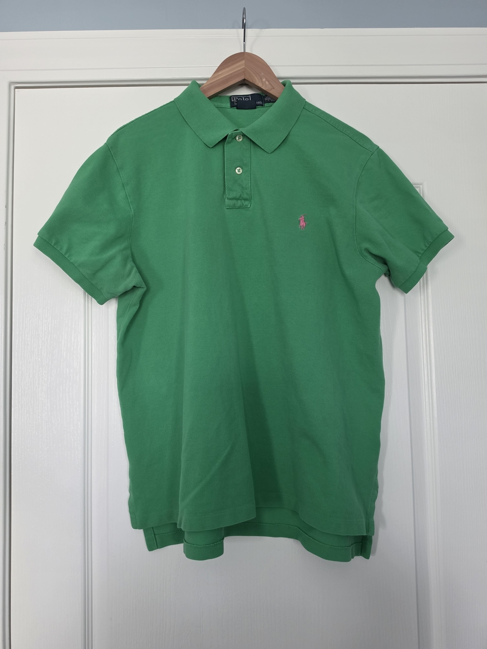 Polo by Ralph Lauren Green Polo with Pink Pony